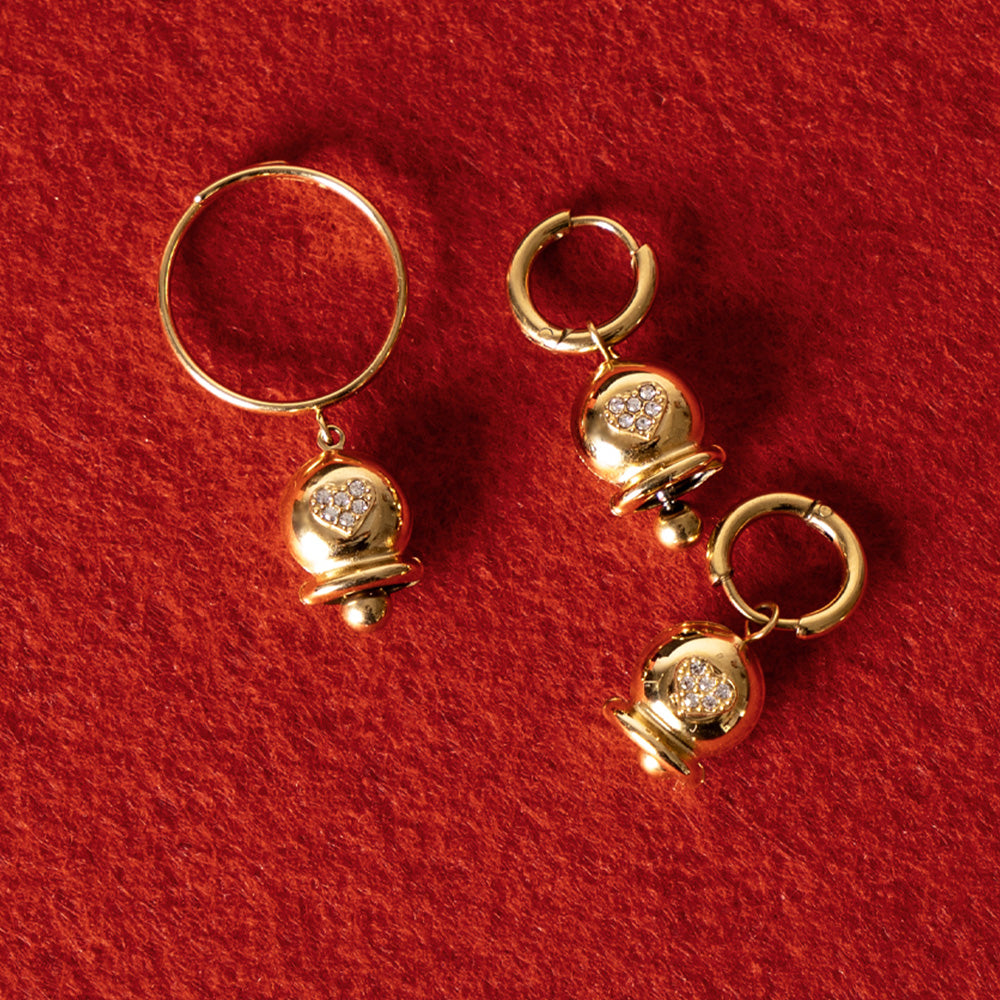 Anello Campana Gold con Gemme - anello