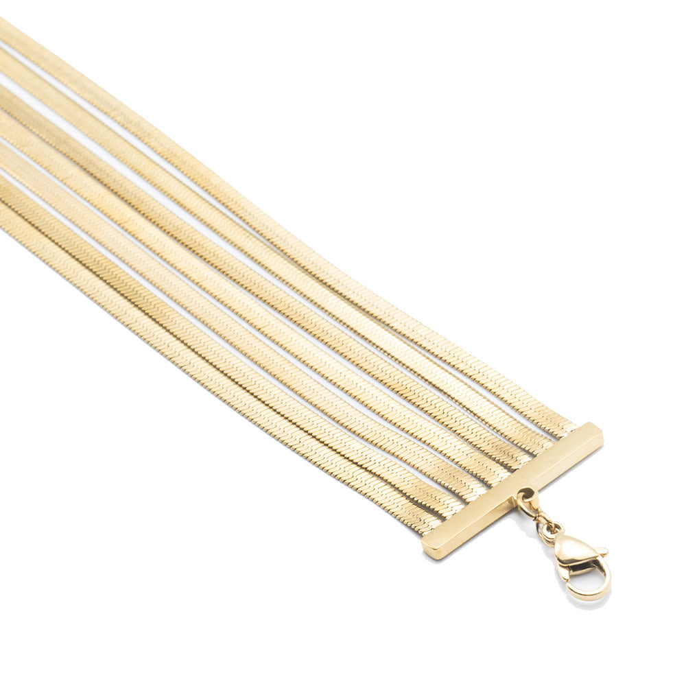 Bracciale Gold 7 Cerchi - Bracciale