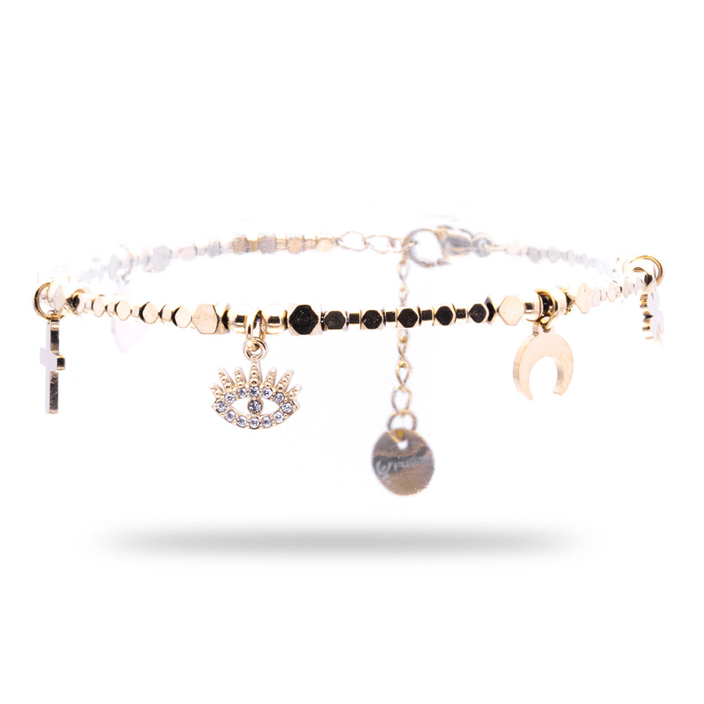 Bracciale Gold con Charmes - Bracciale