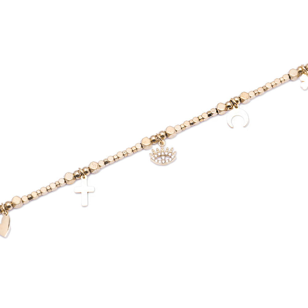 Bracciale Gold con Charmes - Bracciale