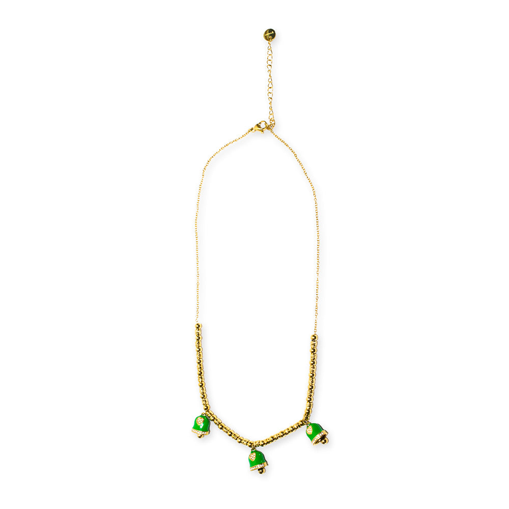 Collana Gold Campane Verdi - collana