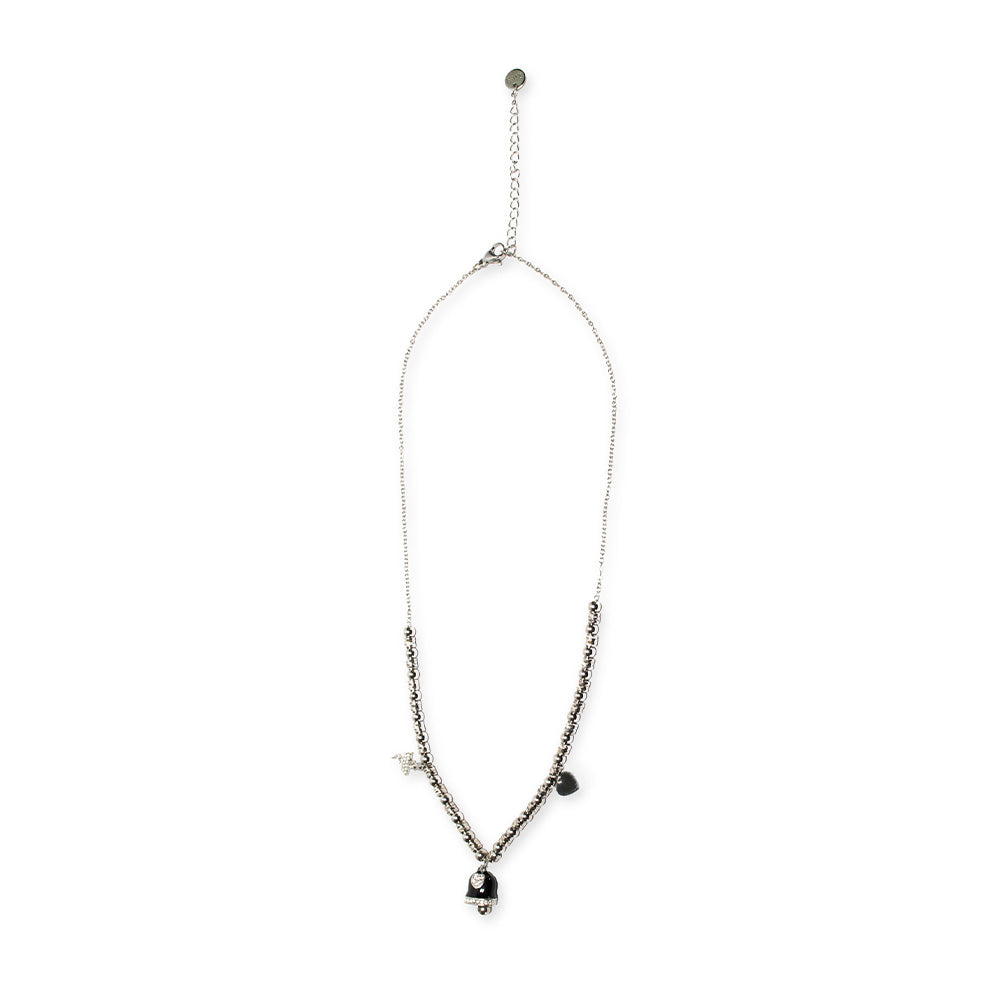 Collana Silver Campana Nera
