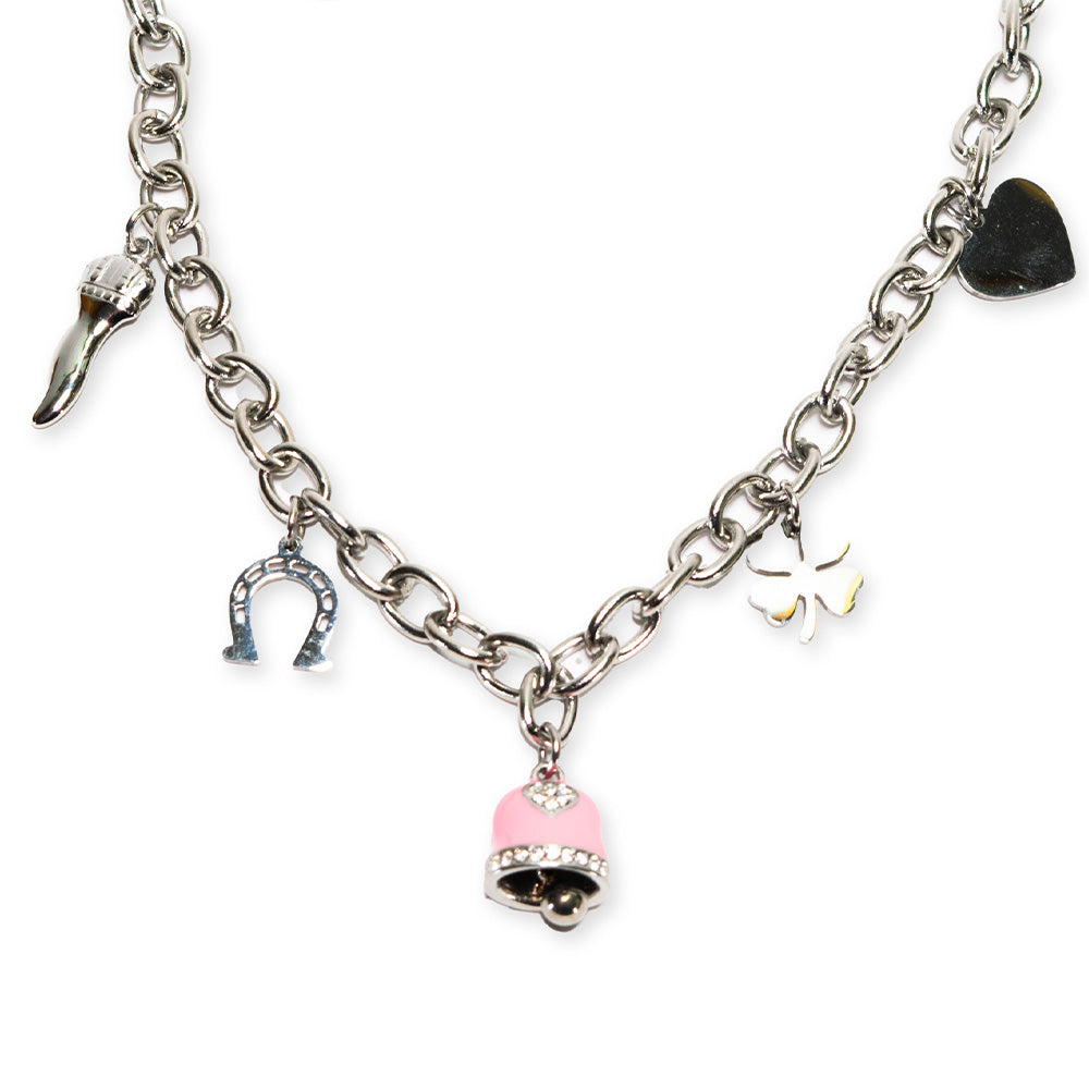 Collana Silver Campana Rosa Charmes - collana