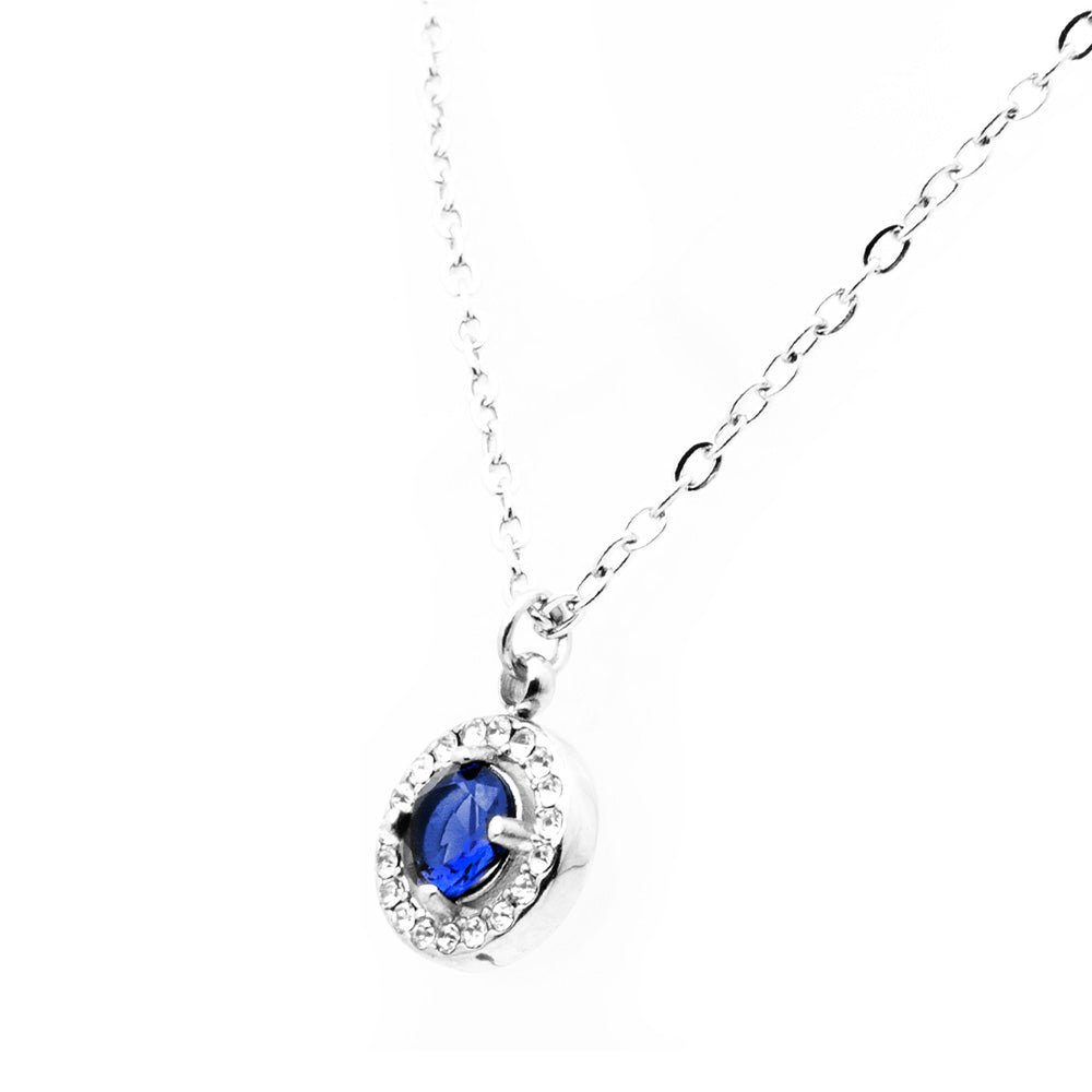 Collana Silver Gemma Blu - collana