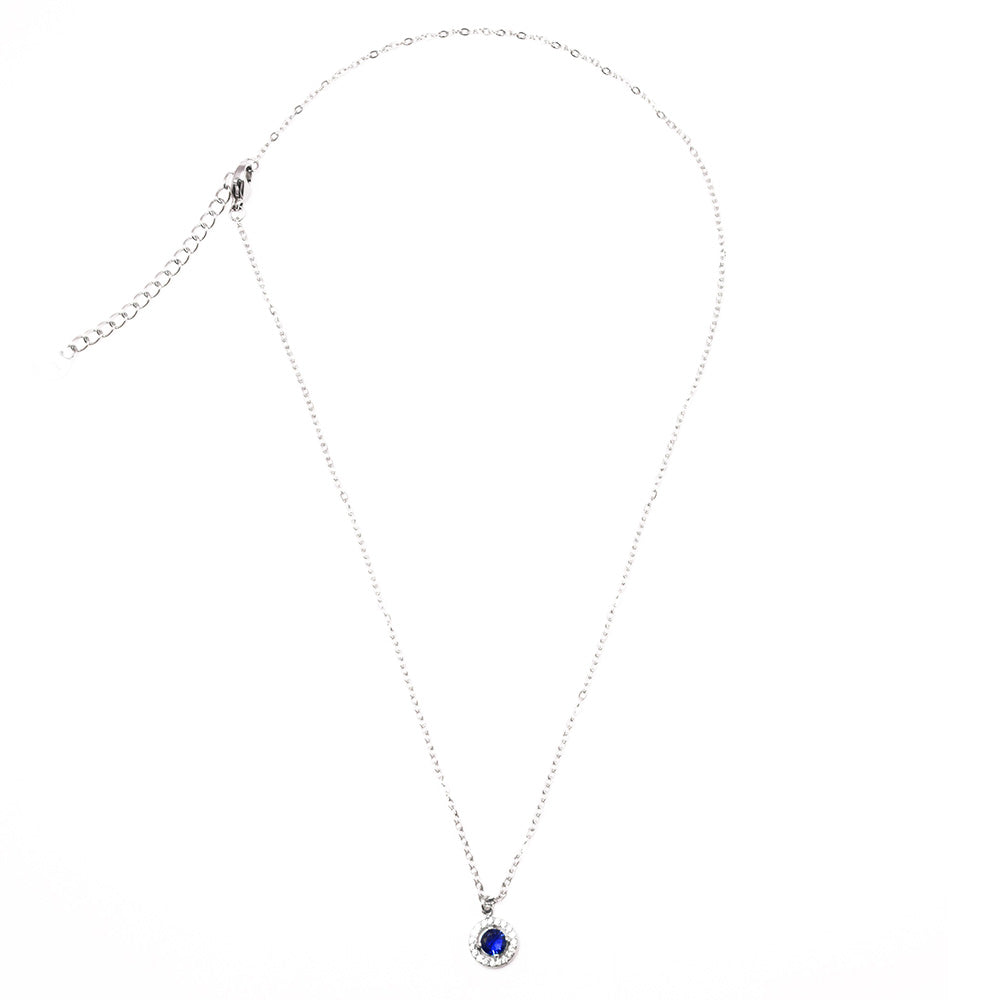 Collana Silver Gemma Blu - collana