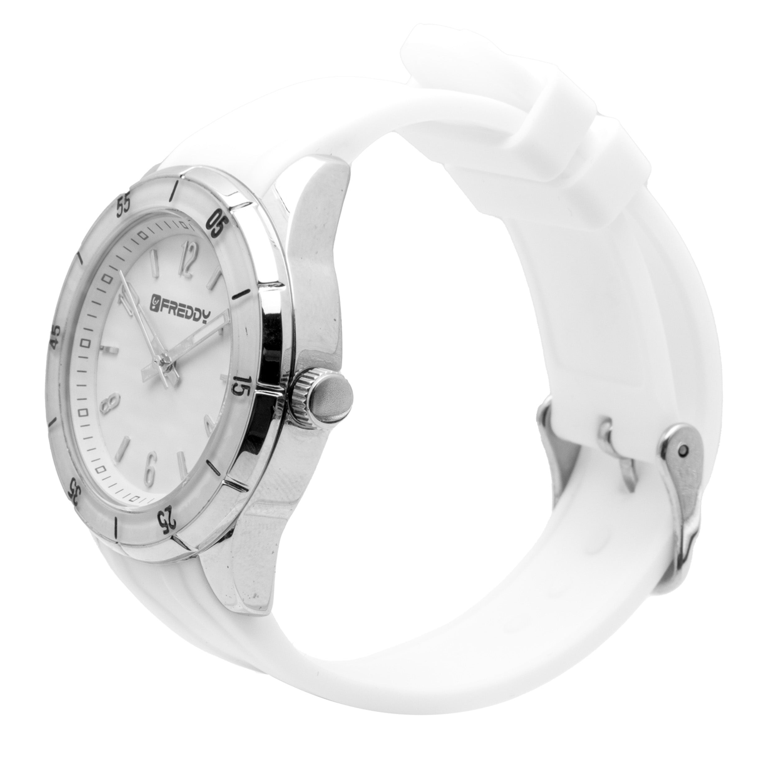 Freddy Challenge Bianco e Silver - orologio