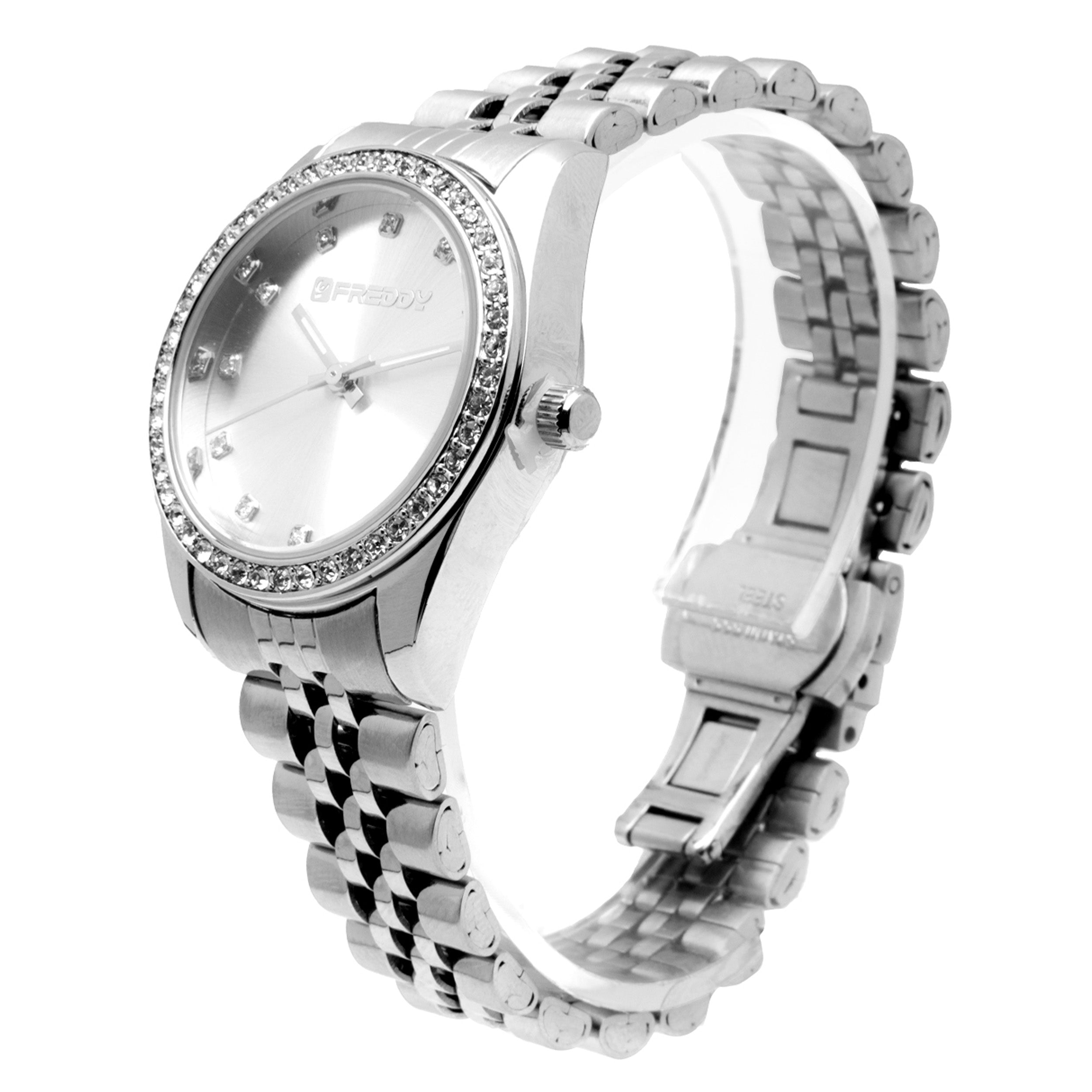 Freddy Joy Silver con Gemme - orologio
