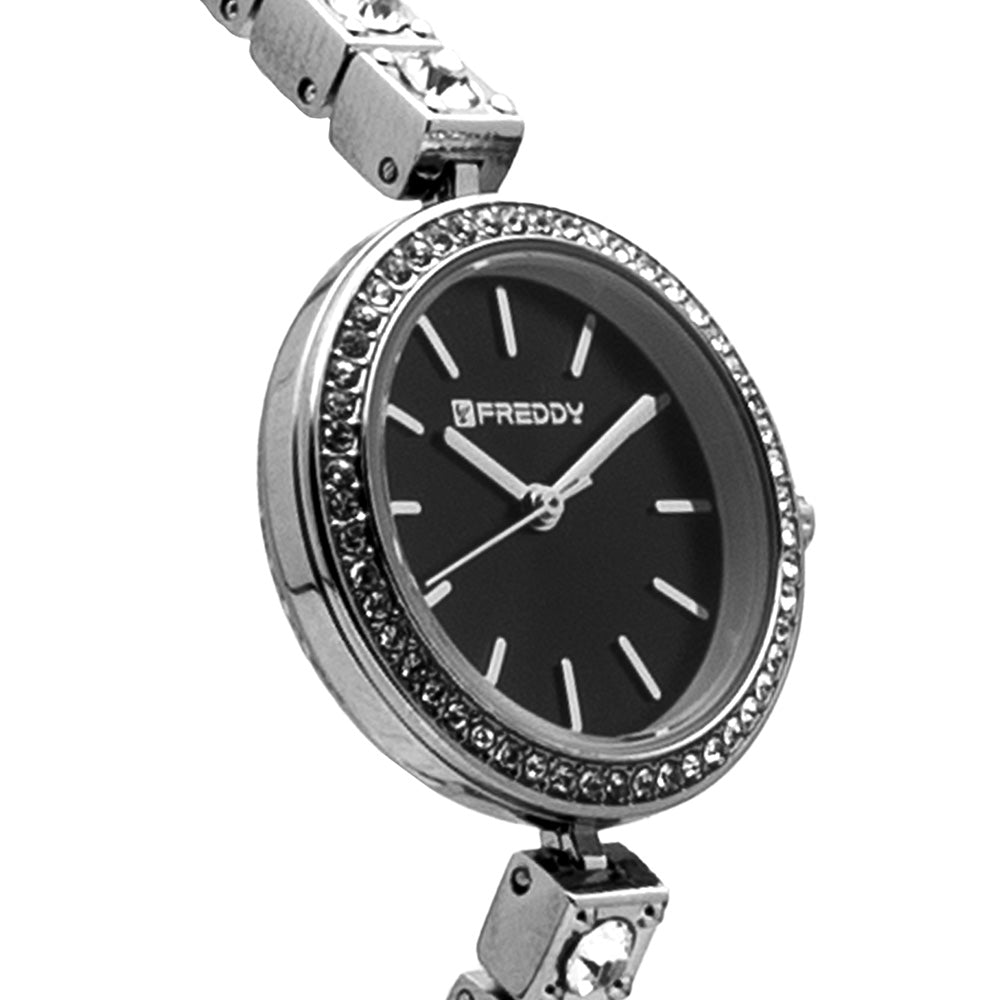 Freddy Miroir Silver e Nero - orologio