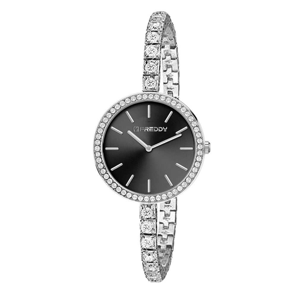 Freddy Miroir Silver e Nero - orologio