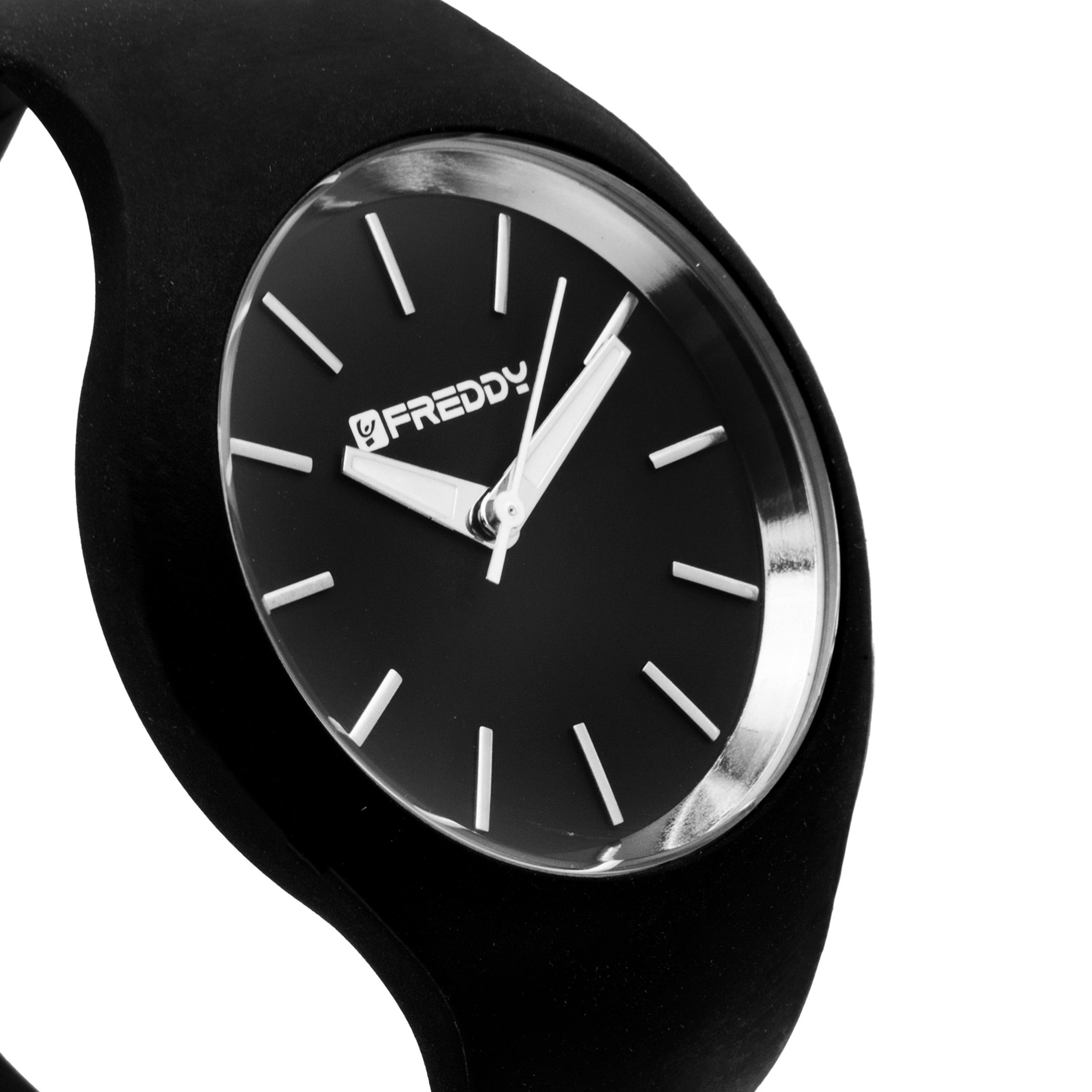 Freddy Rhythm Nero e Silver - orologio