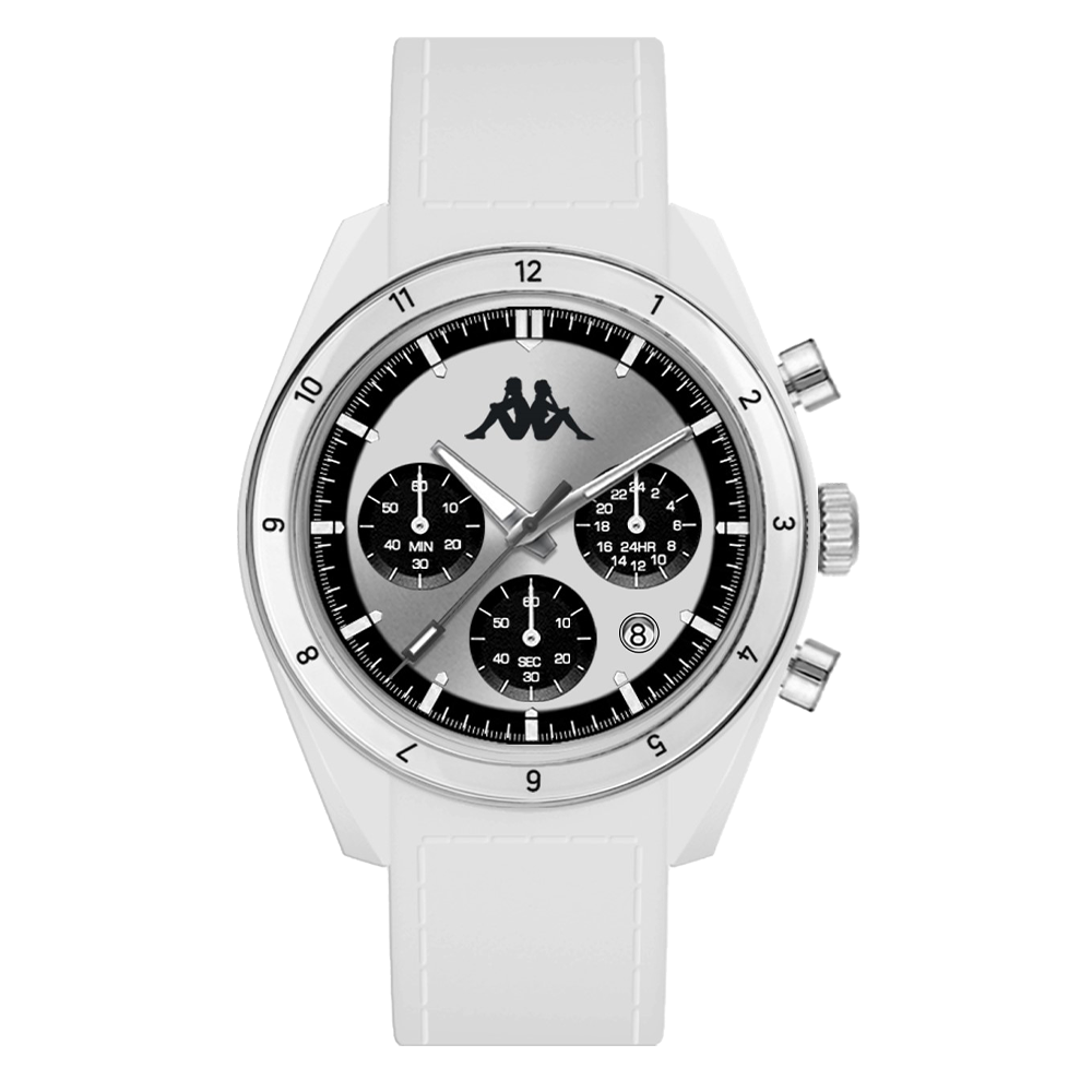 Kappa Rush Ceramica Bianco e Nero orologio