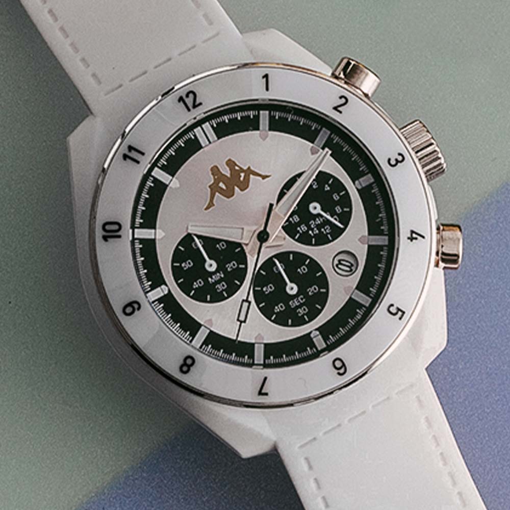 Kappa Rush Ceramica Bianco e Silver - 36 mm - orologio