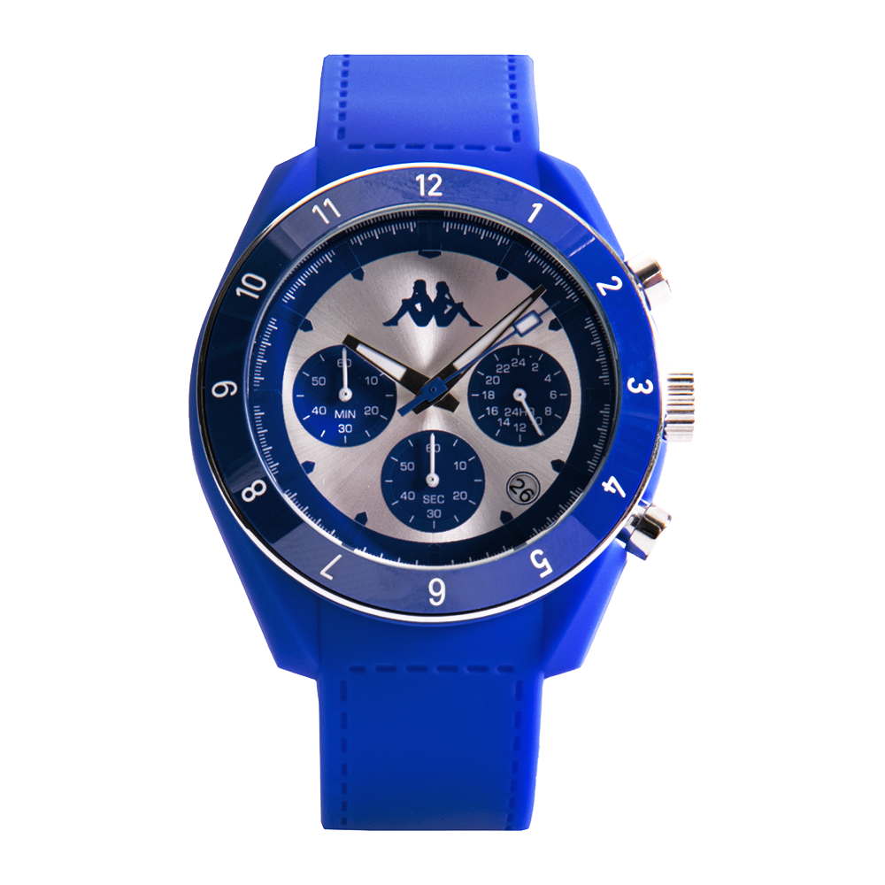 Kappa Rush Ceramica Blu e Silver orologio