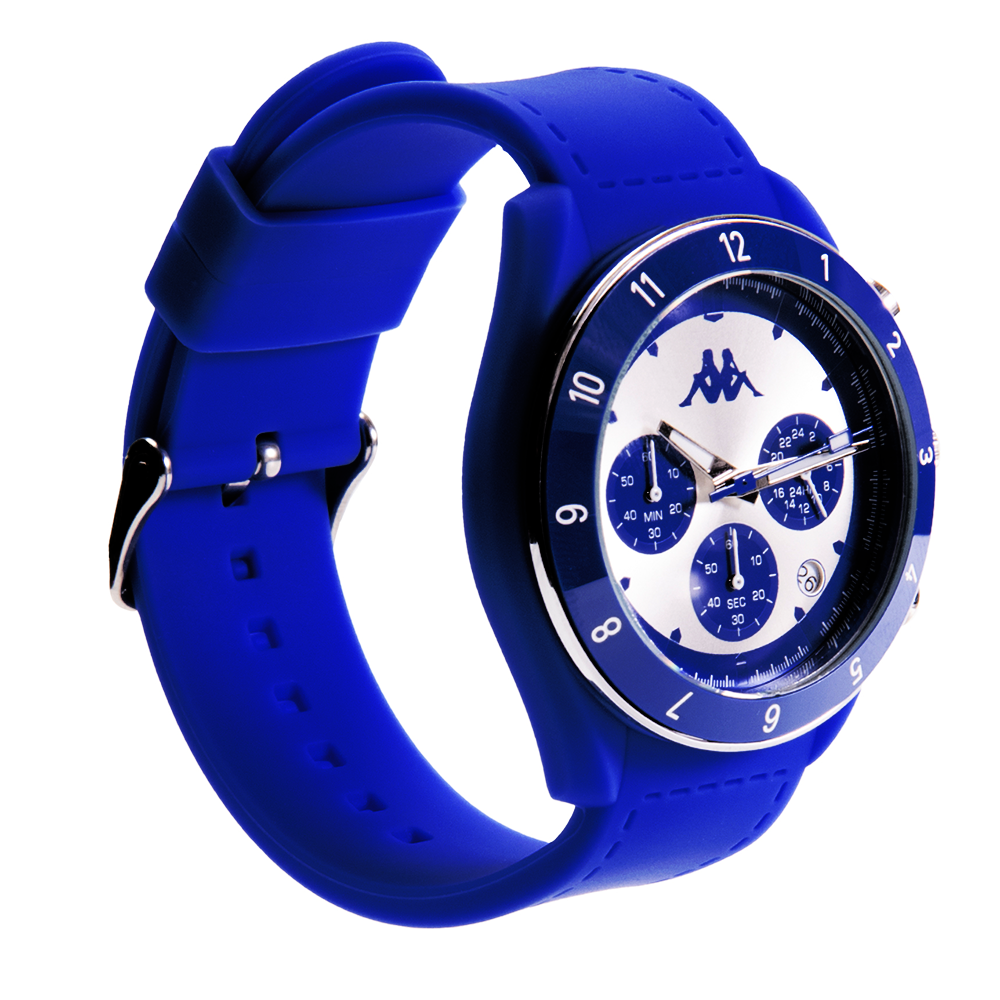 Kappa Rush Ceramica Blu e Silver orologio