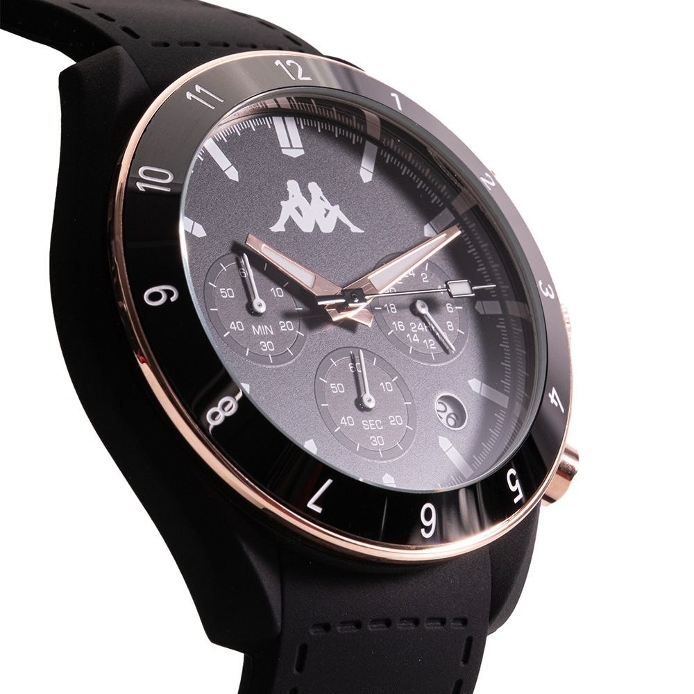 Kappa Rush Ceramica Nero e Oro orologio