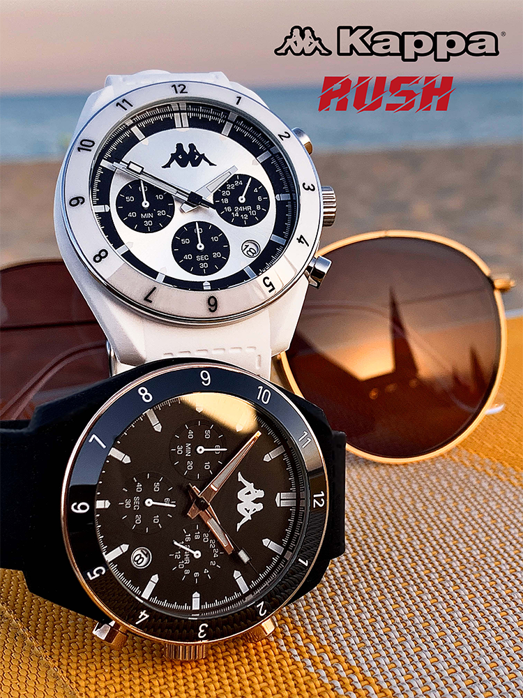 Kappa Rush Ceramica Nero e Oro orologio