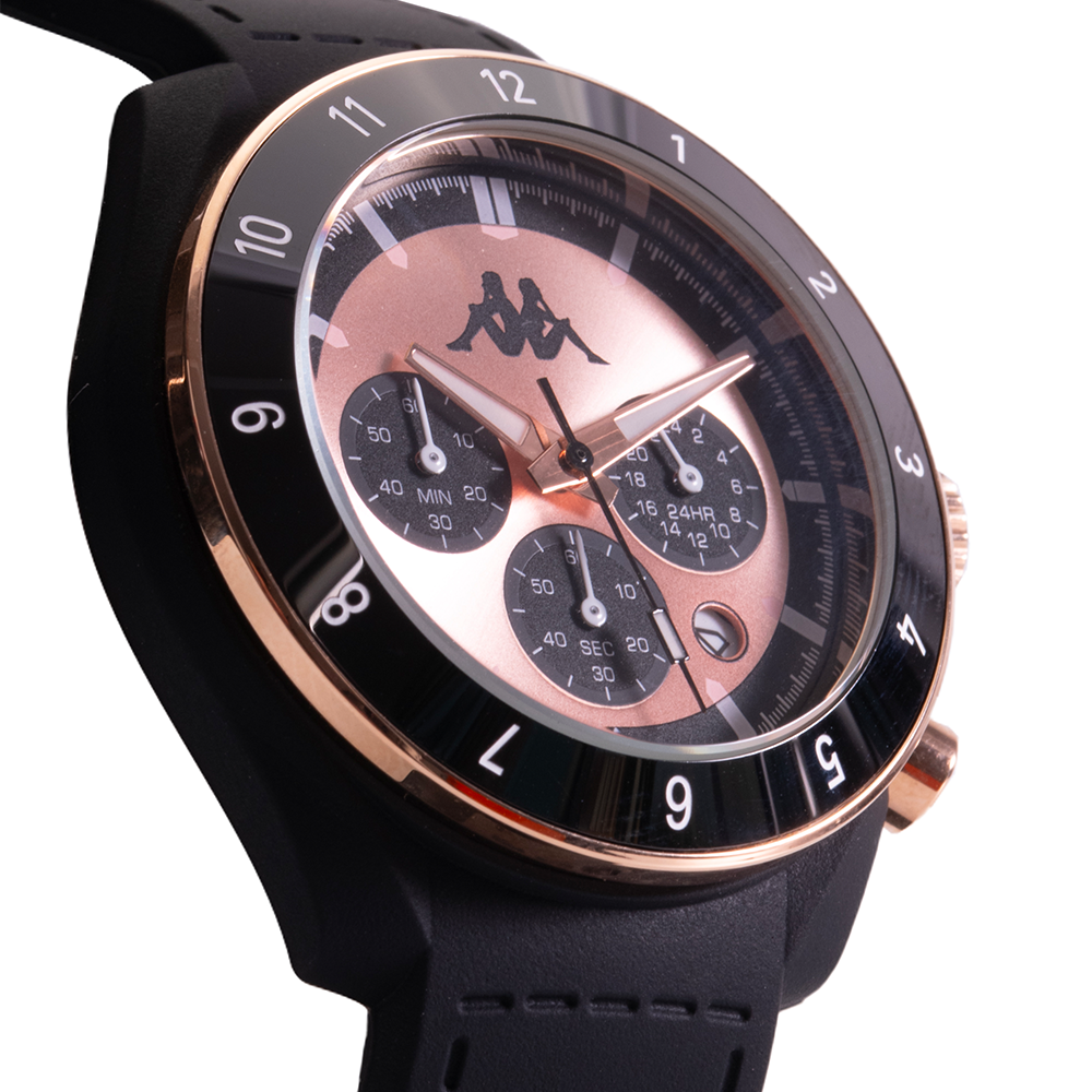 Kappa Rush Ceramica Nero e Oro orologio