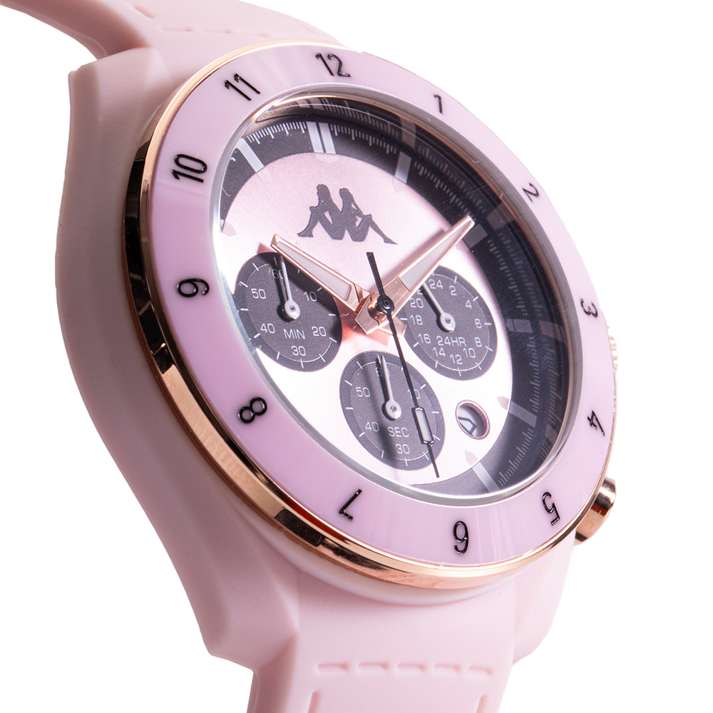 Kappa Rush Ceramica Rosa e Oro orologio