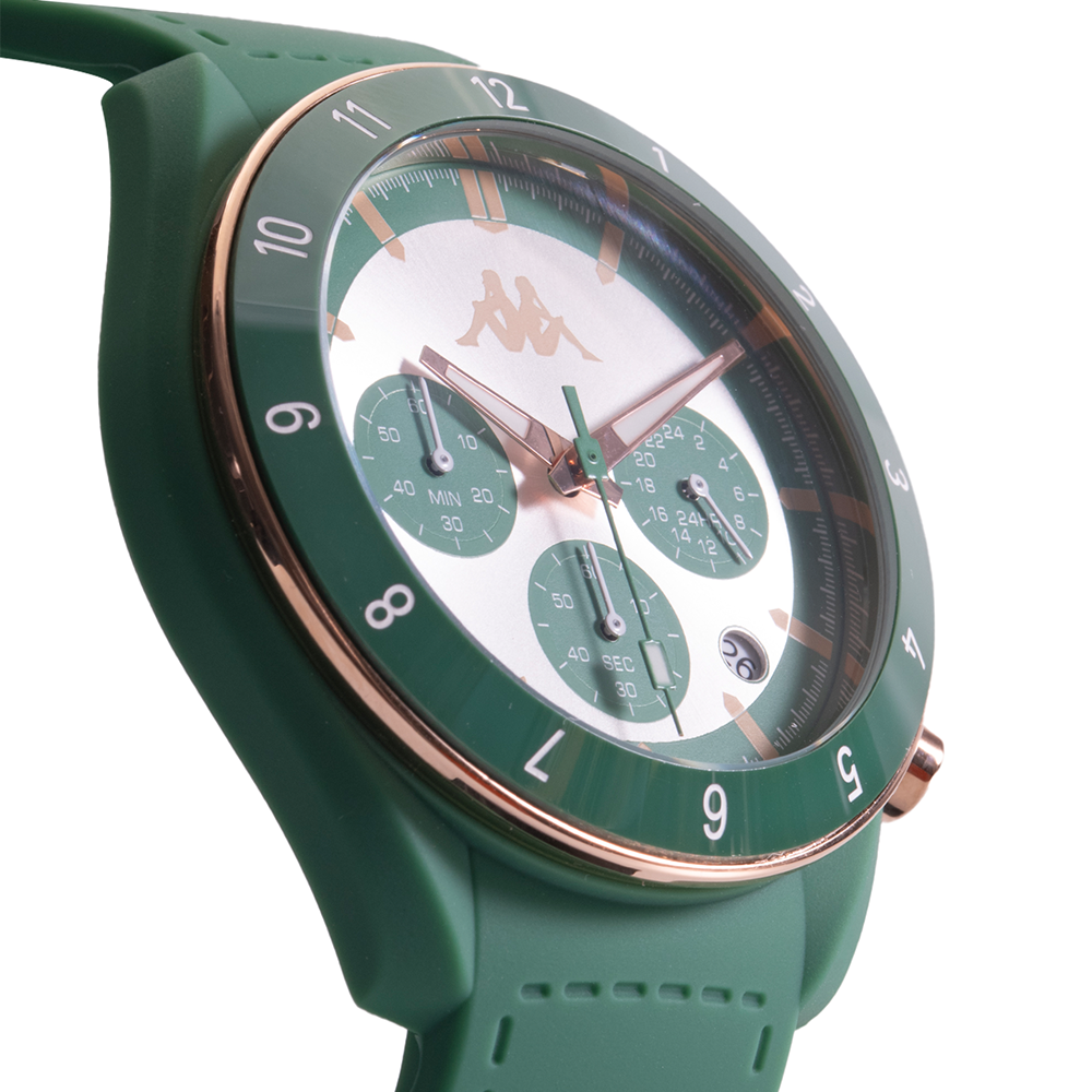 Kappa Rush Ceramica Verde e Oro orologio