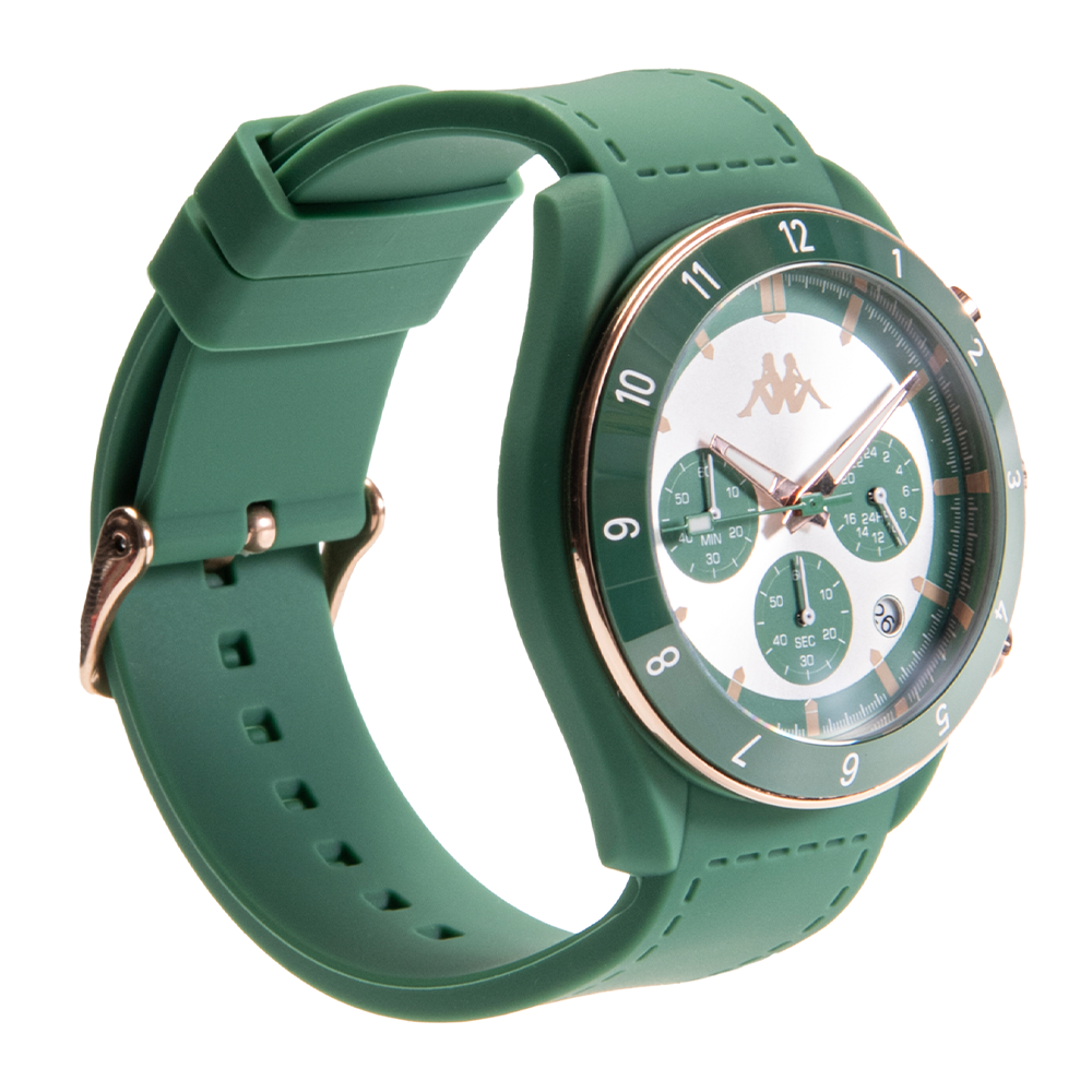 Kappa Rush Ceramica Verde e Oro orologio