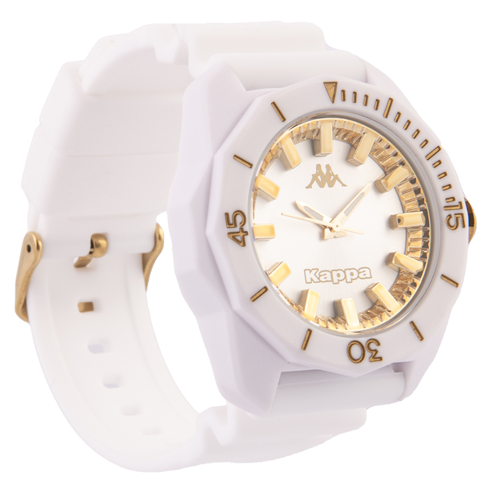 Kappa Strong Bianco e Oro orologio