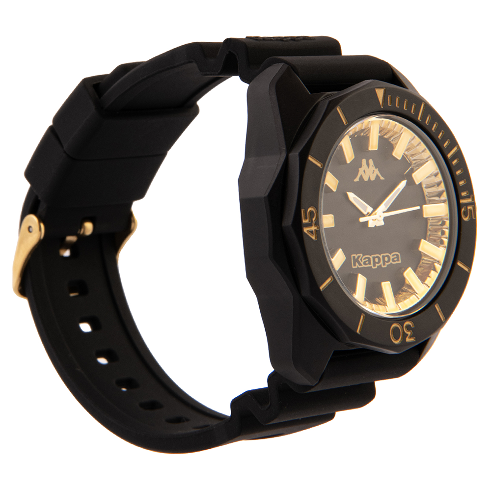 Kappa Strong Nero e Oro orologio