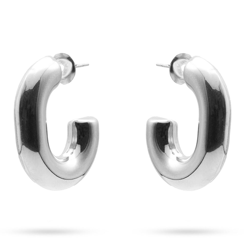 Orecchini Emiciclo Silver - orecchini