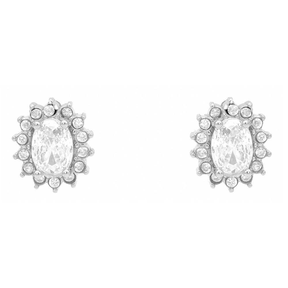 Orecchini Gemma Bianca Silver