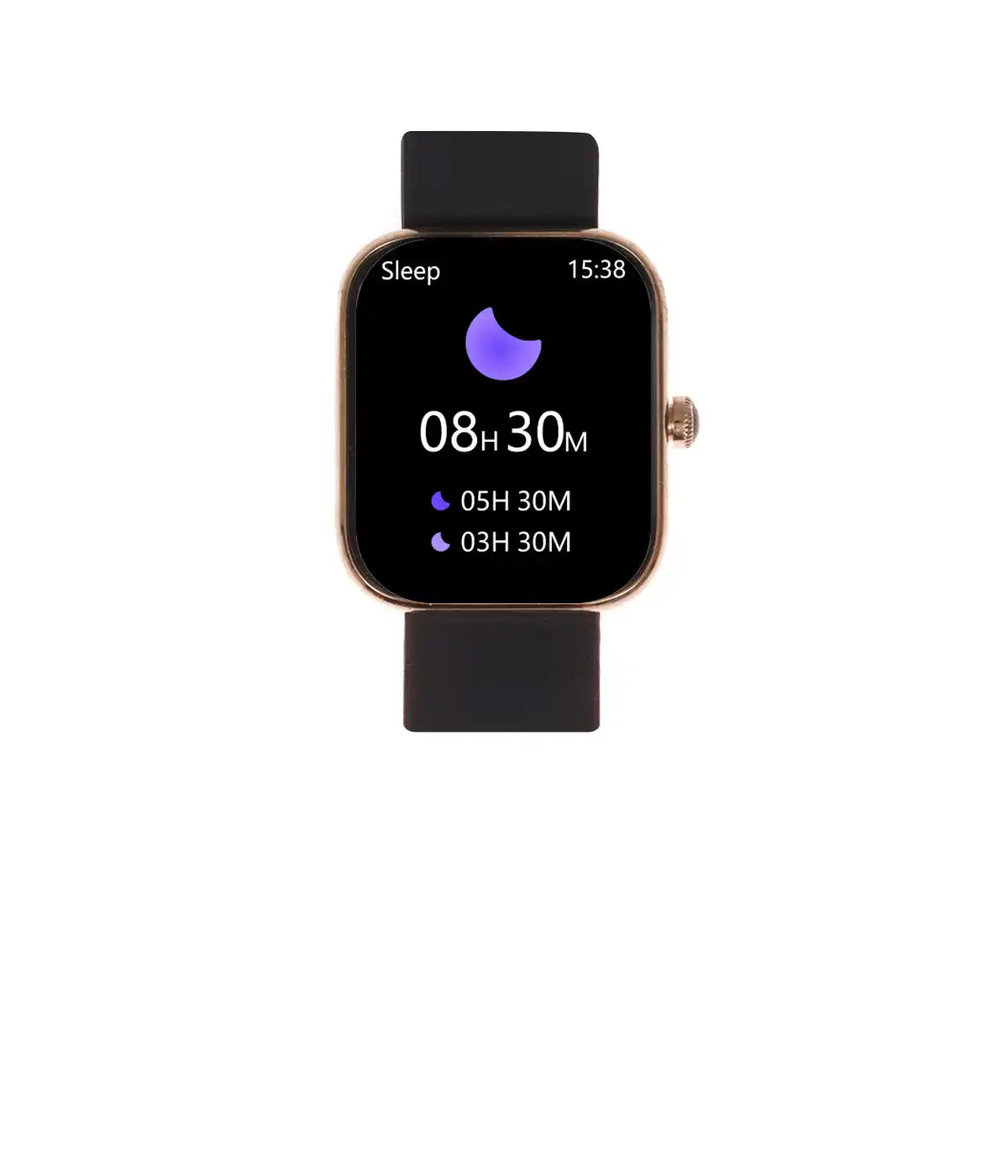 Smartwatch che visualizza i dati del sonno.
