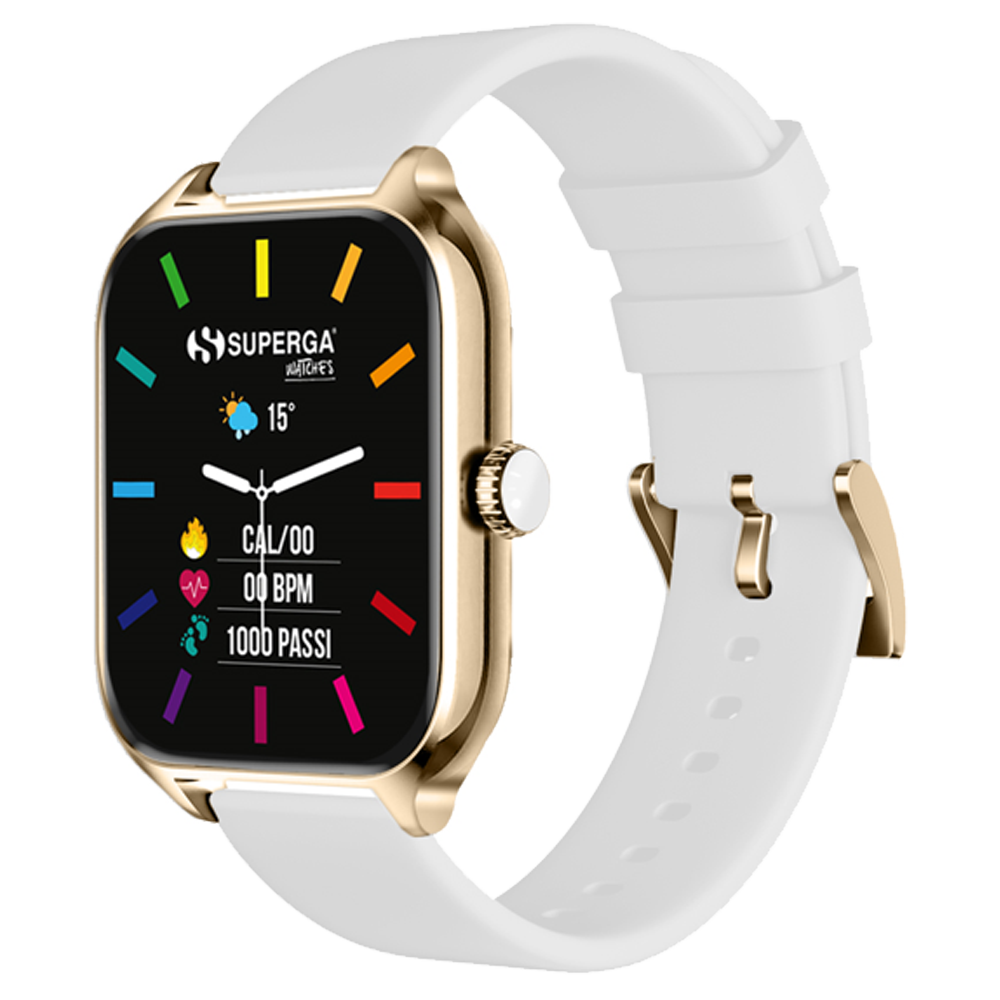 Superga Winner Smartwatch Oro e Bianco Smartwatch