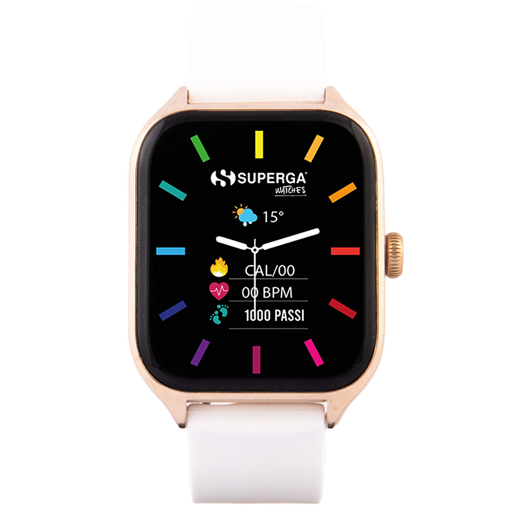 Superga Winner Smartwatch Oro e Bianco Smartwatch