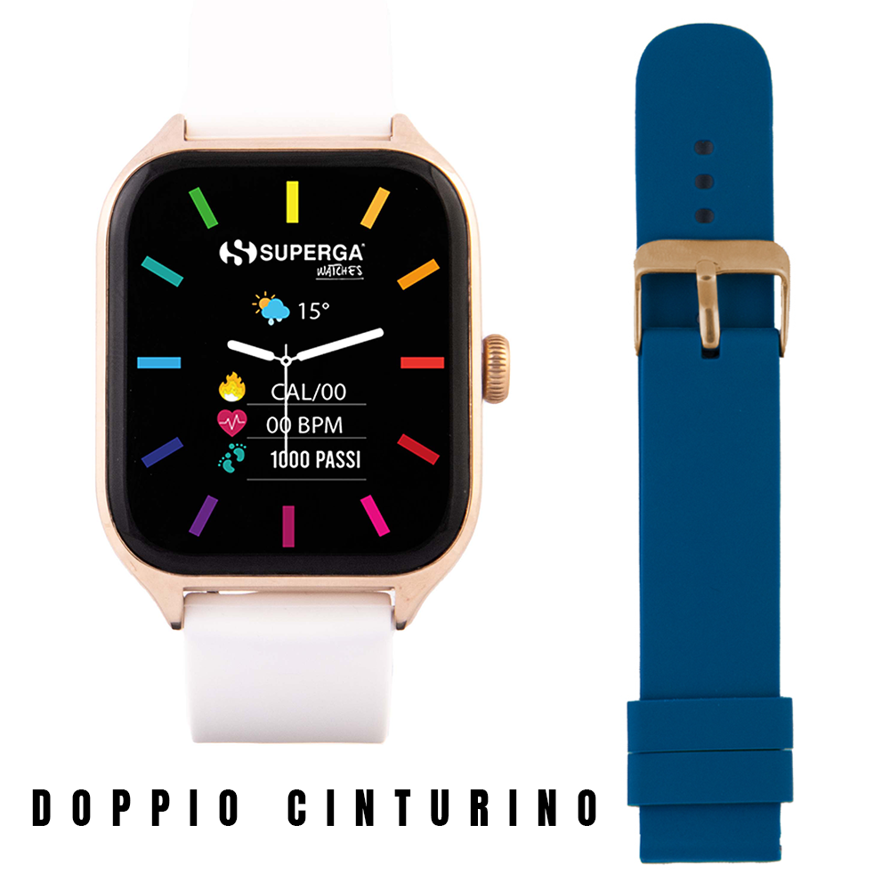 Superga Winner Smartwatch Oro e Bianco Smartwatch