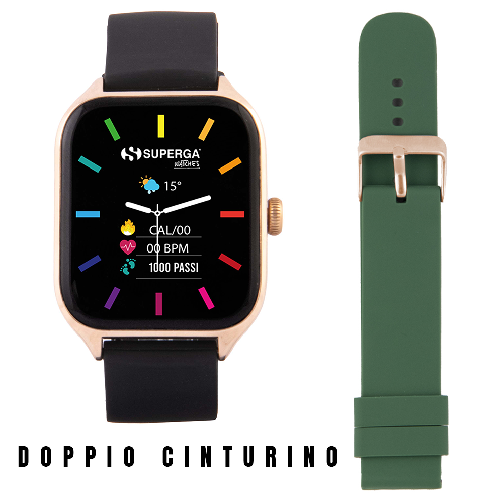 Superga Winner Smartwatch Oro e Nero Smartwatch