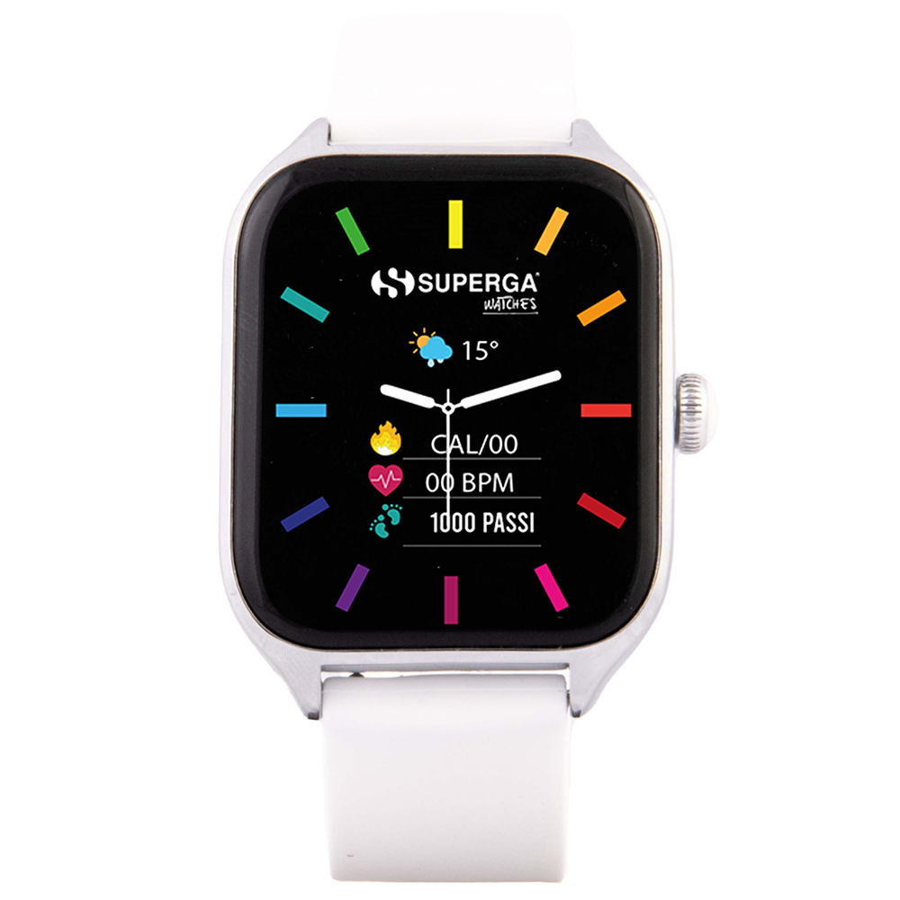 Superga Winner Smartwatch Silver e Bianco Smartwatch