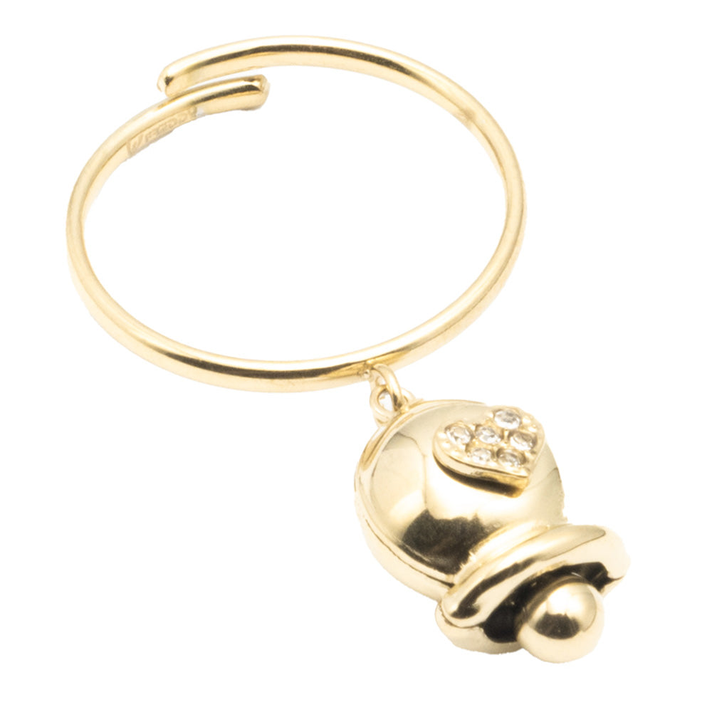 Anello Campana Gold con Gemme - anello