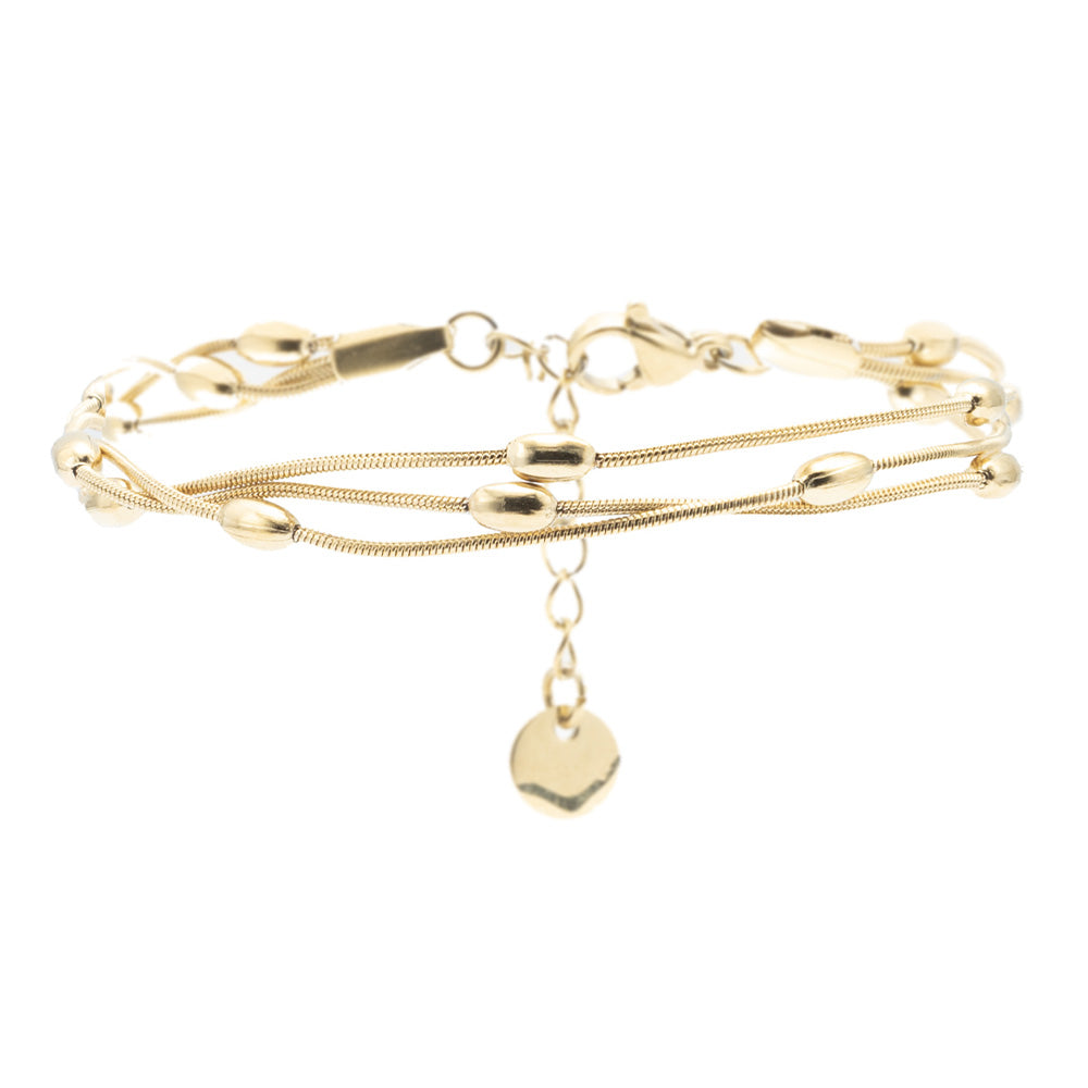 Bracciale con Orbitali e Pendente Gold - Bracciale