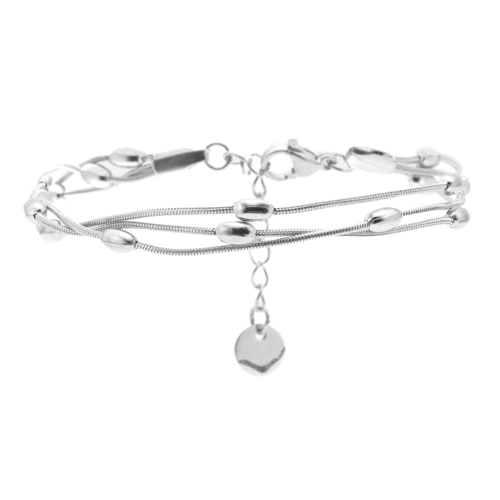 Bracciale con Orbitali e Pendente Silver - Bracciale