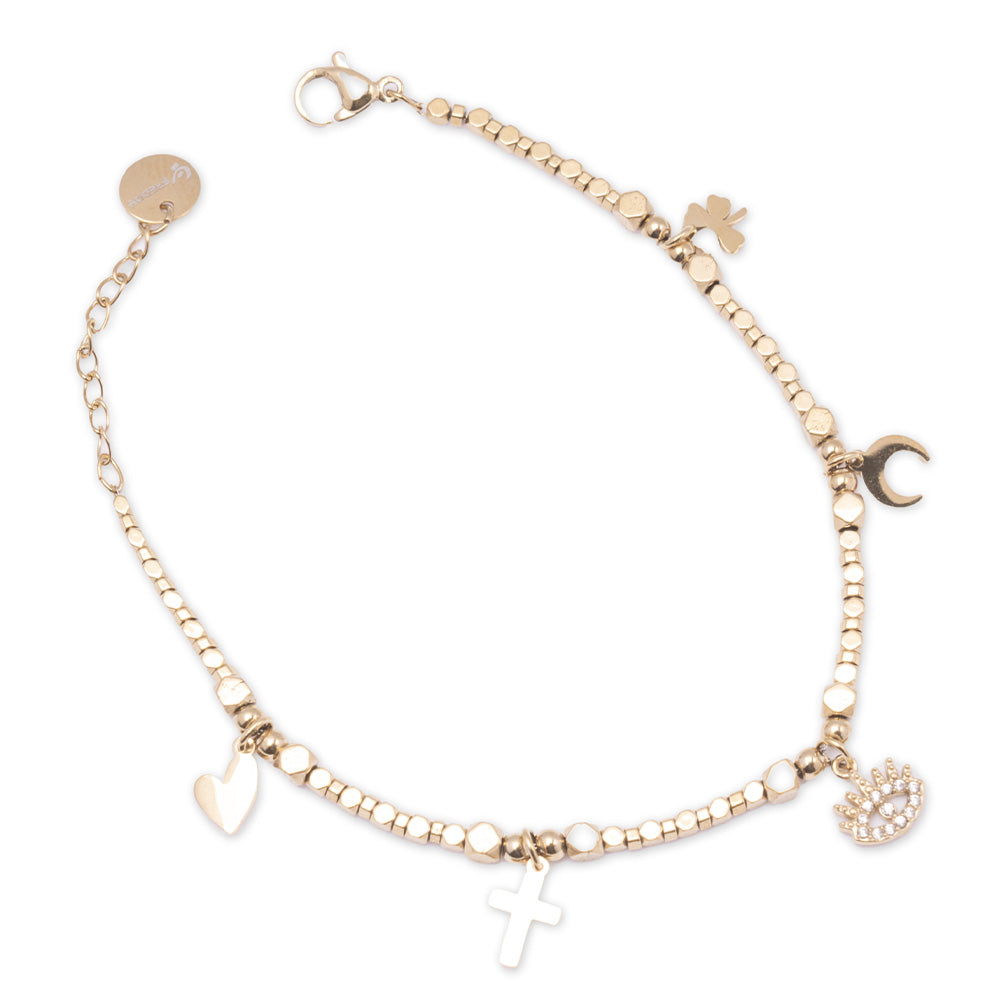 Bracciale Gold con Charmes - Bracciale