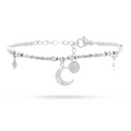 Bracciale Luna e Brillanti Silver