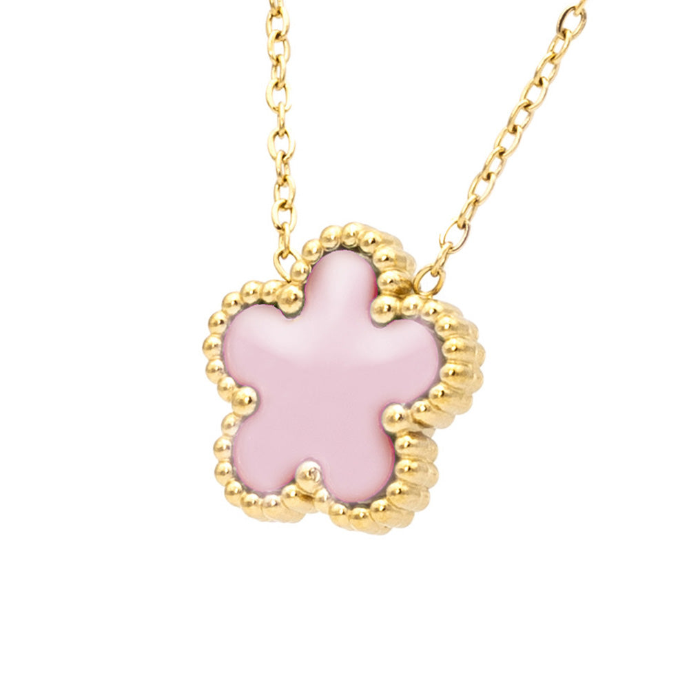 Collana Fiore Rosa Gold Small