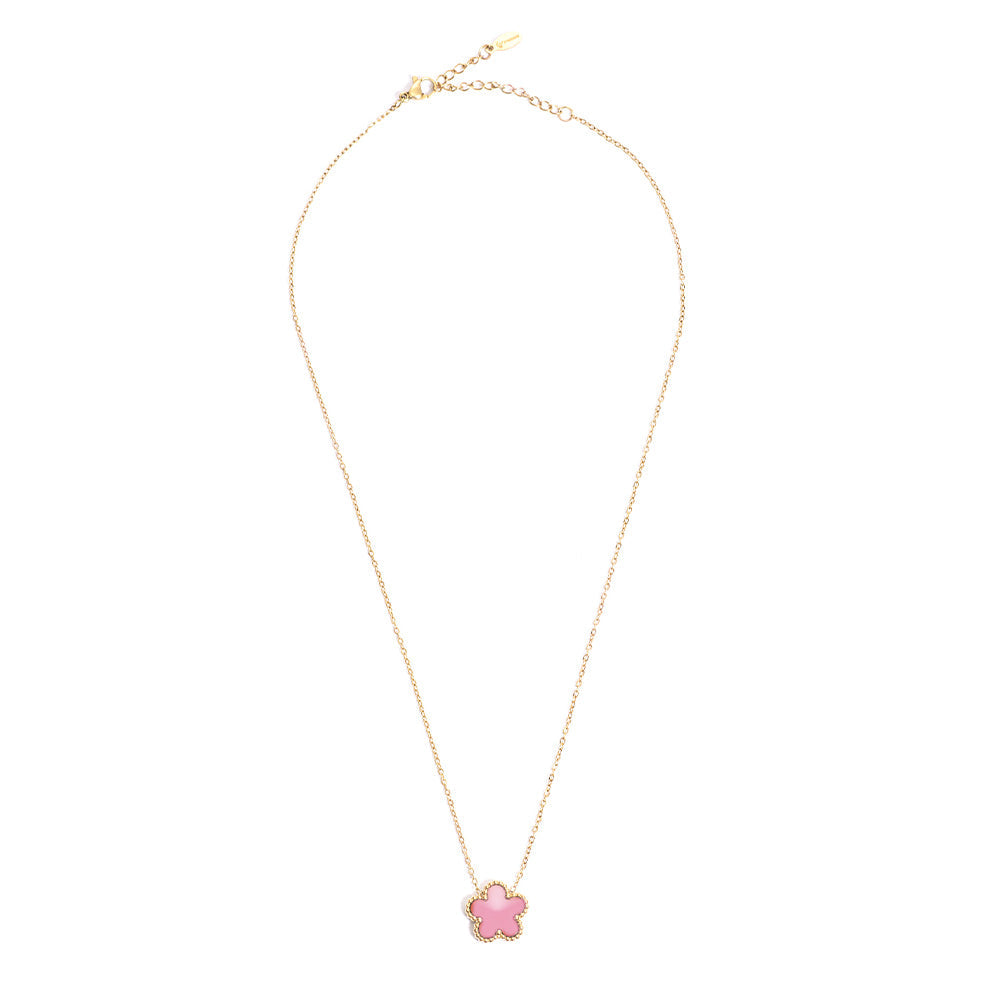 Collana Fiore Rosa Gold Small