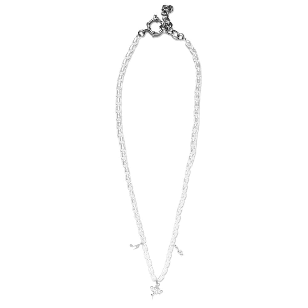 Collana Silver Ballerina e Perle - collana