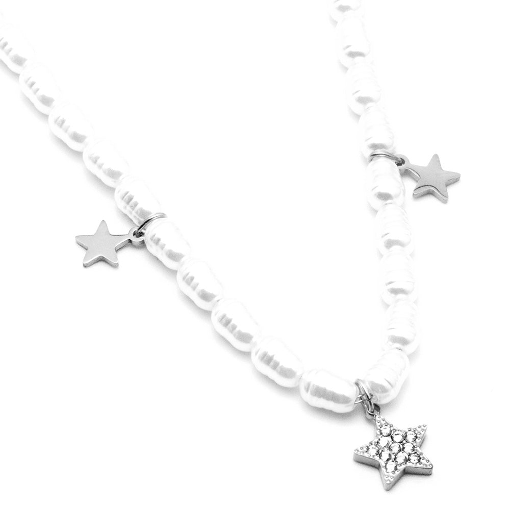 Collana Silver Stella e Perle - collana