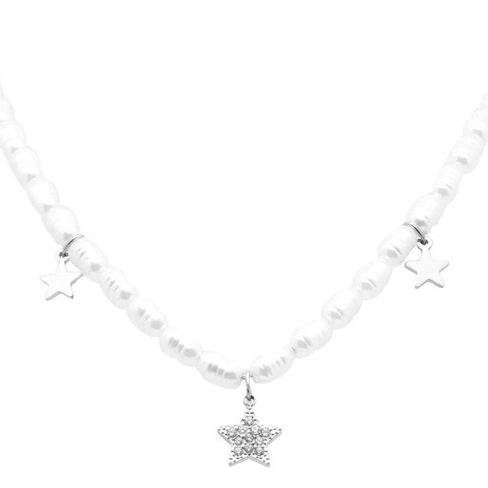 Collana Silver Stella e Perle - collana