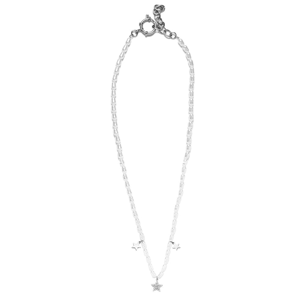 Collana Silver Stella e Perle - collana