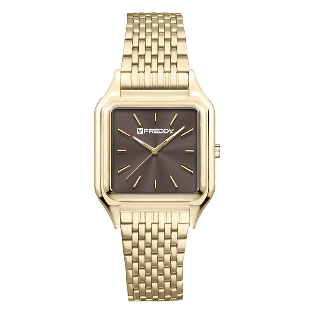Freddy Icona Gold e Marrone - orologio