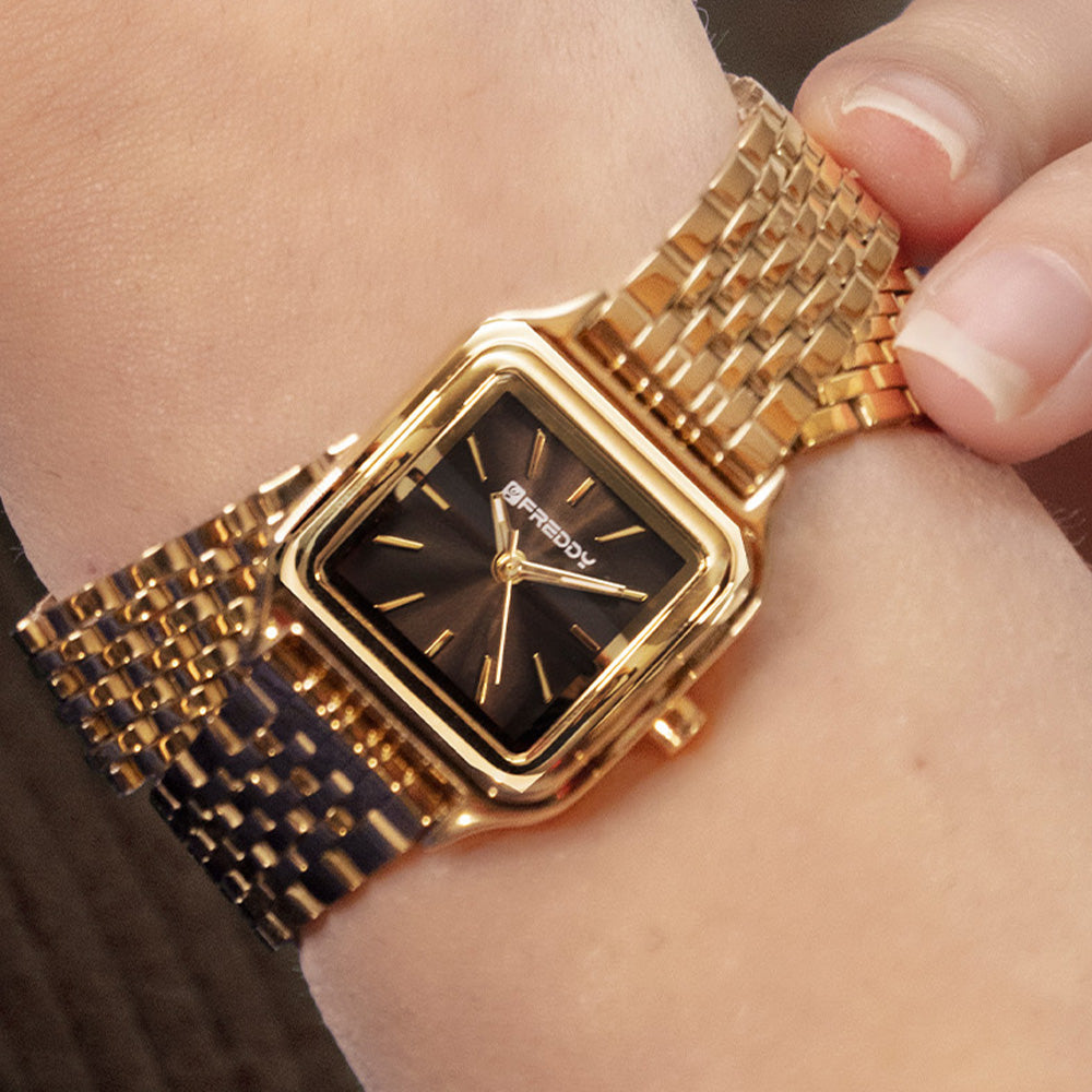 Freddy Icona Gold e Nero Snake - orologio