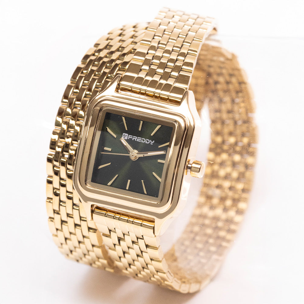 Freddy Icona Gold e Verde Snake - orologio