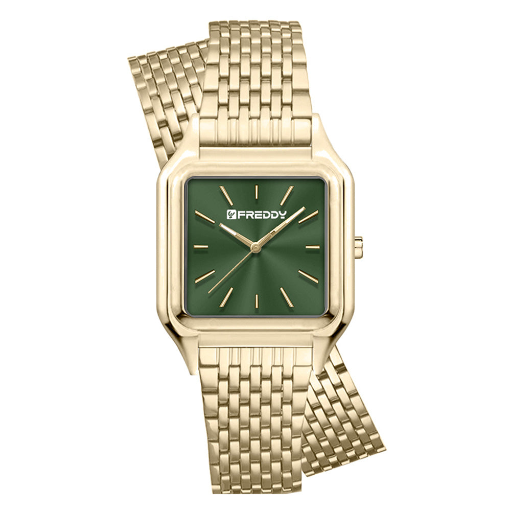 Freddy Icona Gold e Verde Snake - orologio