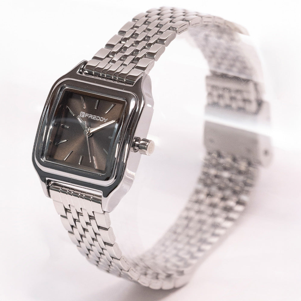 Freddy Icona Silver e Marrone - orologio